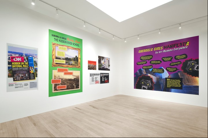 Con 40 años de lucha feminista en el arte, las Guerrilla Girls sacuden Nueva York con "Discrimi-NATION". Foto: gentileza.