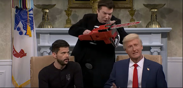 Una patoteada histórica, la motosierra en un sketch y Musk quiere salir de la OTAN: Carnaval para todo el mundo
