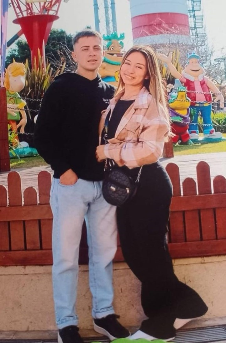 Rodrigo Rial (20) y Brisa Romero (24) fueron embestidos por el camión de Pablo Nozzi en septiembre de 2024.