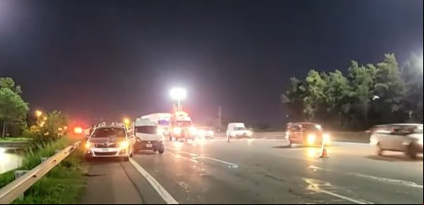 Un hombre intentó cruzar a pie la Autopista Panamericana, lo atropellaron y murió