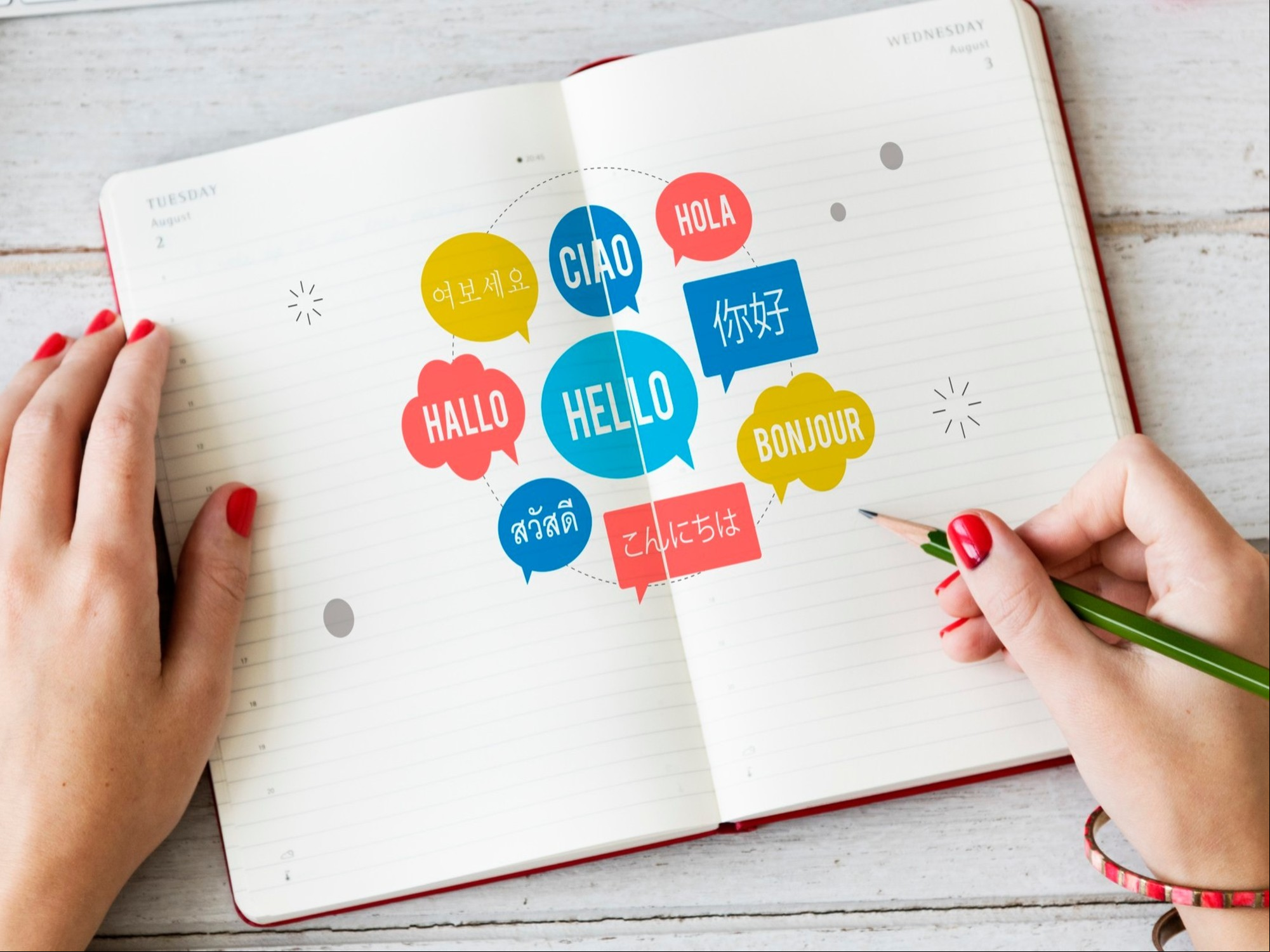 La diversidad de los idiomas. (Freepik)