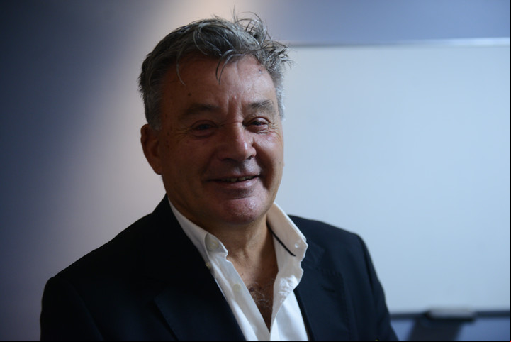 Humberto Grondona, sin eufemismos en una entrevista con Clarín. Foto: Luciano Thieberger.