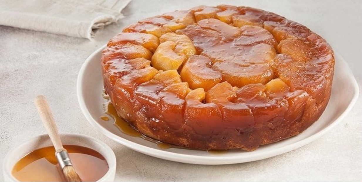 Receta de Torta invertida de manzana de Mauricio Asta