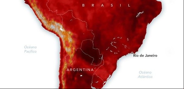 Alerta para Argentina por la peor anomalía climática de Sudamérica y dos ciudades en el top 10 de calor atípico