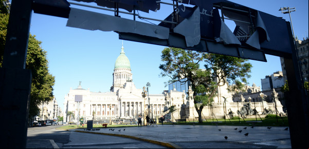 Los comerciantes de la zona del Congreso y el drama tras cada manifestación: "Es un día perdido"