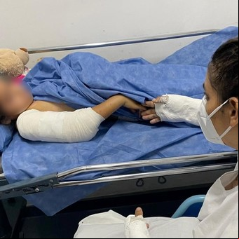 El estremecedor sonido de una tragedia y el milagro de la mamá y la nena coraje