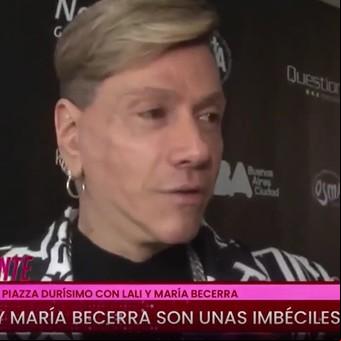 Las fuertes declaraciones de Roberto Piazza contra Lali Espósito y María Becerra: "Son unas imbéciles" 
