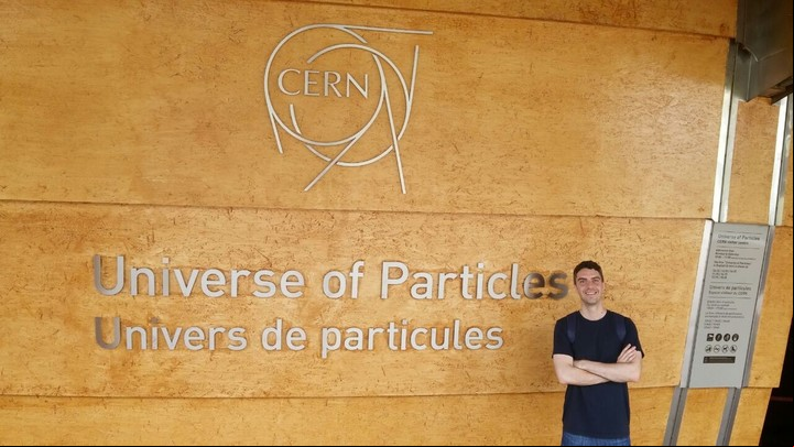 Diego López Yse en el Universe of Particles de Suiza.
