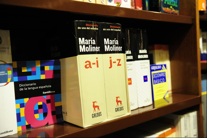 Diccionario de María Moliner. Foto: Néstor Sieira. Archivo Clarín.