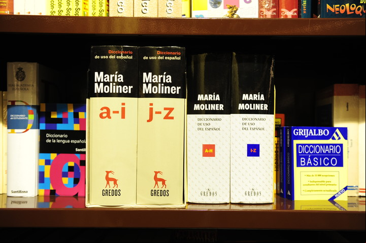 Diccionario de María Moliner. Foto: Néstor Sieira. Archivo Clarín.
