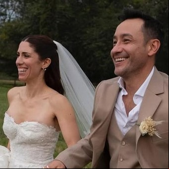 Luciano Pereyra se casó con Julia Rezzuto, tras 6 años de novios: "Qué bendición del cielo tenerte"