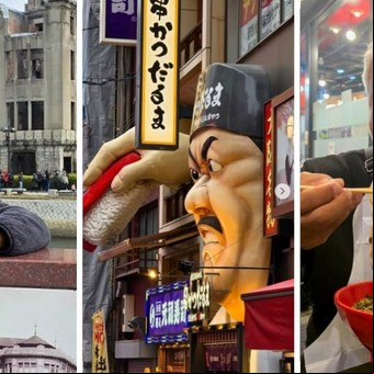 El exótico viaje de Mario Massaccesi por Japón y Corea del Sur: todas las fotos
