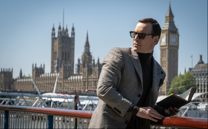 Michael Fassbender, con el Big Ben de fondo. Fotos: Diamond Films