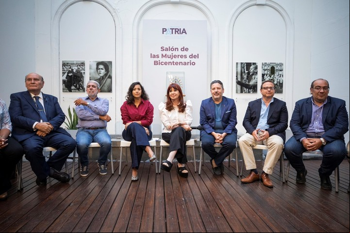 Cristina Kirchner, en el Instituto Patria con dirigentes de Jujuy y los interventores Aníbal Fernández y Gustavo Menéndez.