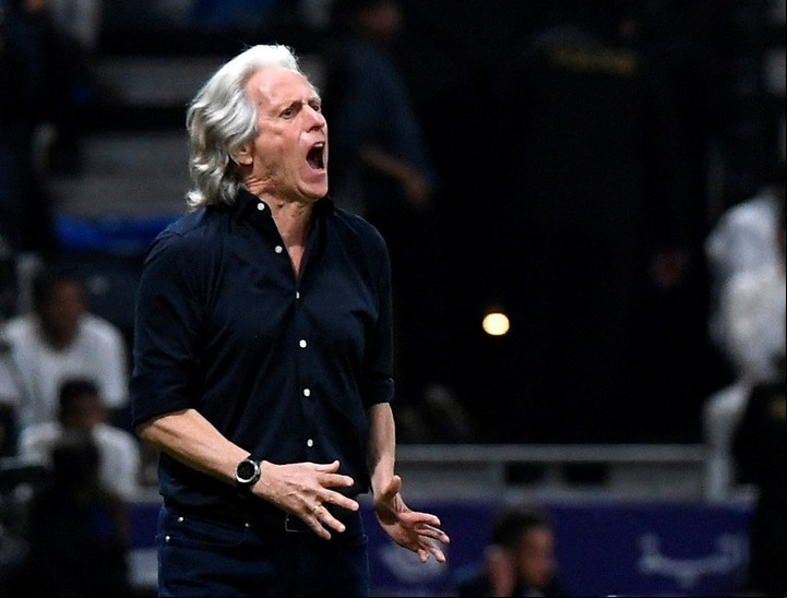 Jorge Jesús es el entrenador del Al-Hilal saudí. Foto: Stringer / Reuters.