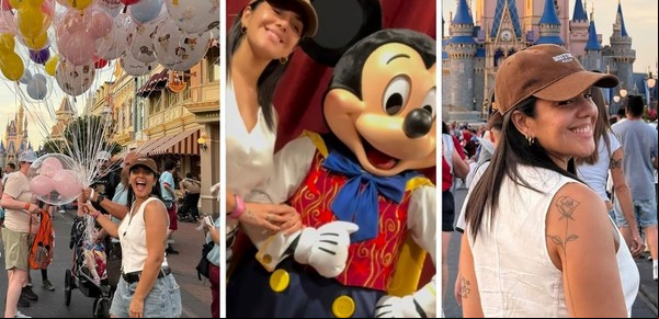 El mágico viaje de Ángela Leiva a Disney y la indirecta para Chelo Weigandt: “Que no se note que estoy soltera”