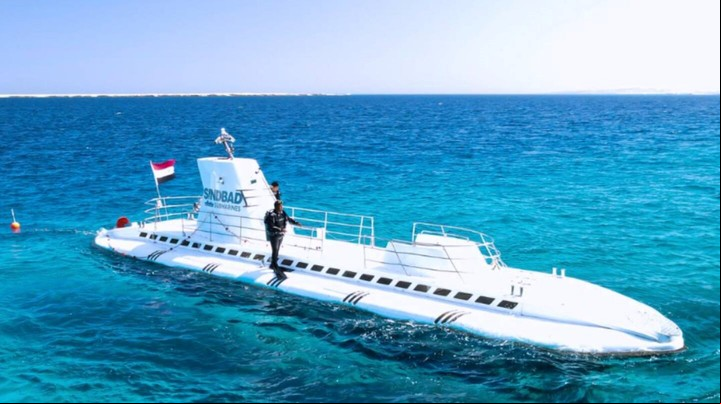Un submarino turístico de Sindbad. Foto: Submarines Sindbad