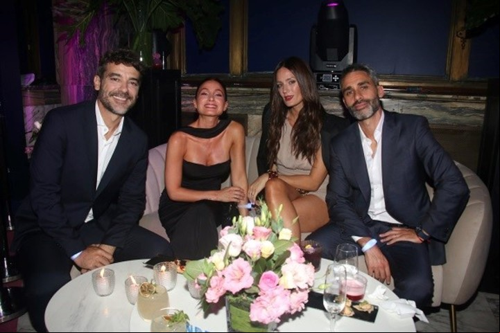 Pedro Alfonso, Tefi Russo, Paula Chaves y el Pollo Álvarez. Foto: movilpress