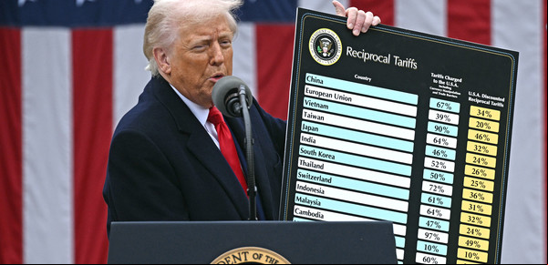 "Parecen amigables, pero nos engañan": los comentarios de Donald Trump al mostrar la tabla más temida de aranceles recíprocos