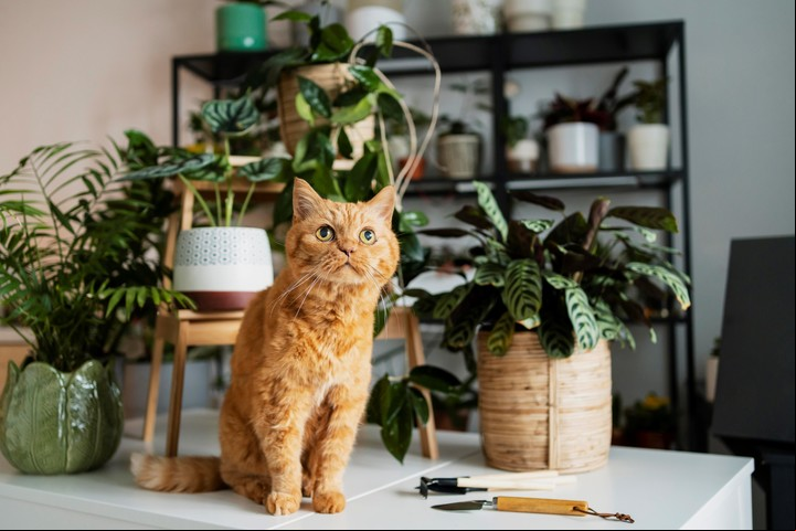 Los gatos tienden a reducir su consumo de agua en invierno, por lo que hay que prestar especial atención. Foto: Freepik.