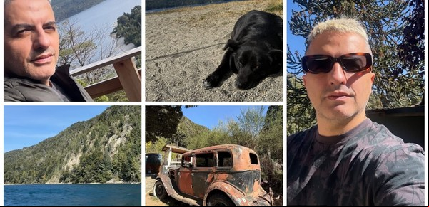 Las mini vacaciones de Ángel de Brito en Bariloche: todas las fotos
