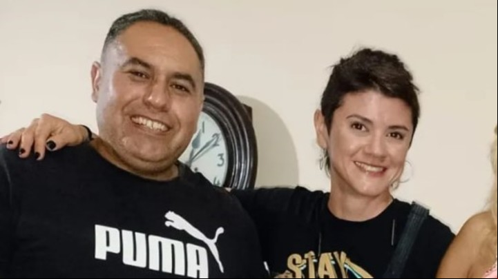 Marcelo José Amarfil Junto a Luciana Teresita Bustos. Foto gentileza Tiempo de San juan