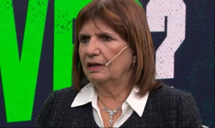 La ministra de Seguridad de la Nación, Patricia Bullrich.