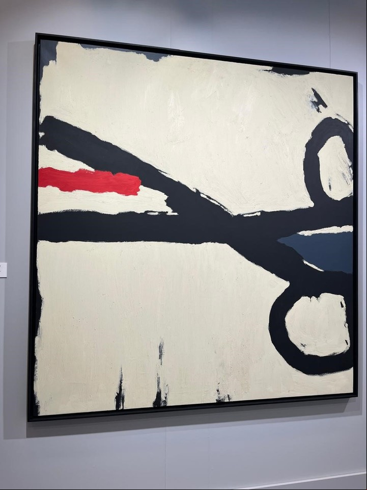 Sin título, de Taron Marukyan, de Galeri 77. Afincado en Armenia, ha tenido expos individuales en Italia y Alemania. Foto: Clarín