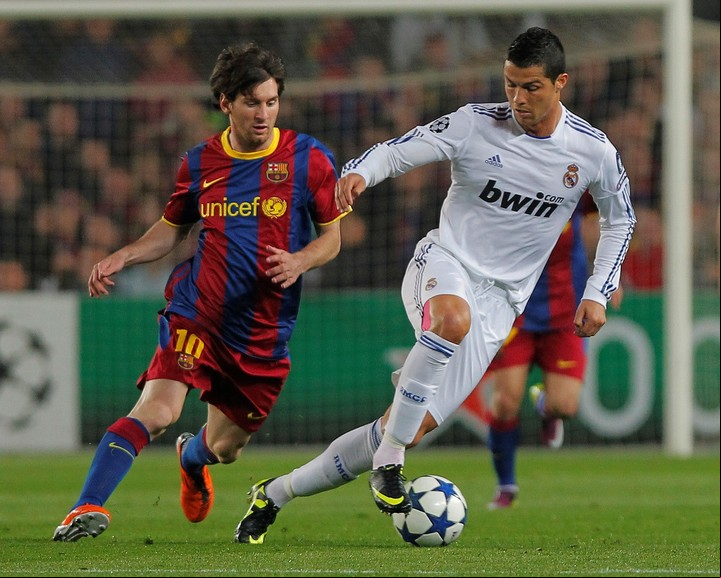 Messi y CR7, en todos los podios.
Foto: AP