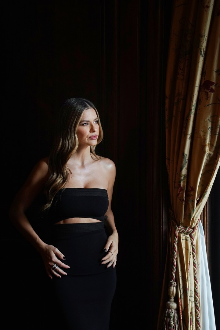 Eugenia "La China" Suárez fue a la presentación de prensa de "Camaleón" acompañada por su novio, el futbolista Mauro Icardi. Foto: Ariel Grinberg