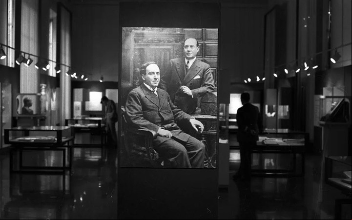 Fotografía de los hermanos Antonio (i) y Manuel Machado. EFE//ct