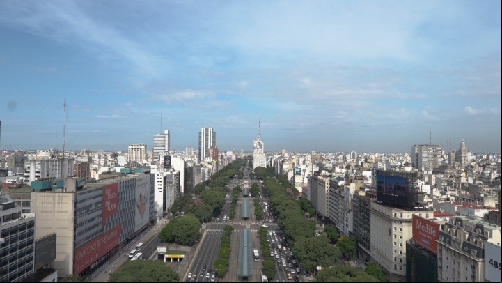 las vistas desde la punta del Obelisco. Foto: Matías Pérez