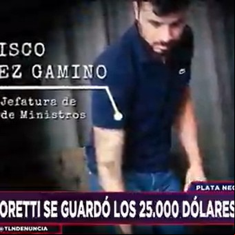 El Gobierno echó al funcionario que aparece en el video que muestra a Marcelo Moretti, presidente de San Lorenzo, recibiendo una supuesta coima