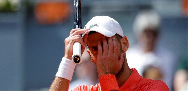 Masters 1000 de Madrid: duro golpe para Novak Djokovic que perdió con el 44° del mundo en su debut y dejó pasar otra chance en busca de su título 100
