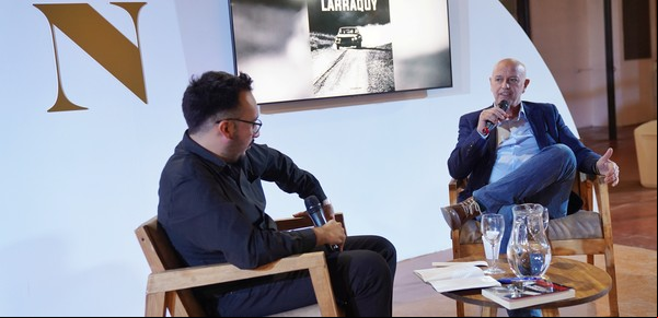 Marcelo Larraquy presentó "Gordon" en espacio cultural Clarín / Ñ: crimen, política y dictadura