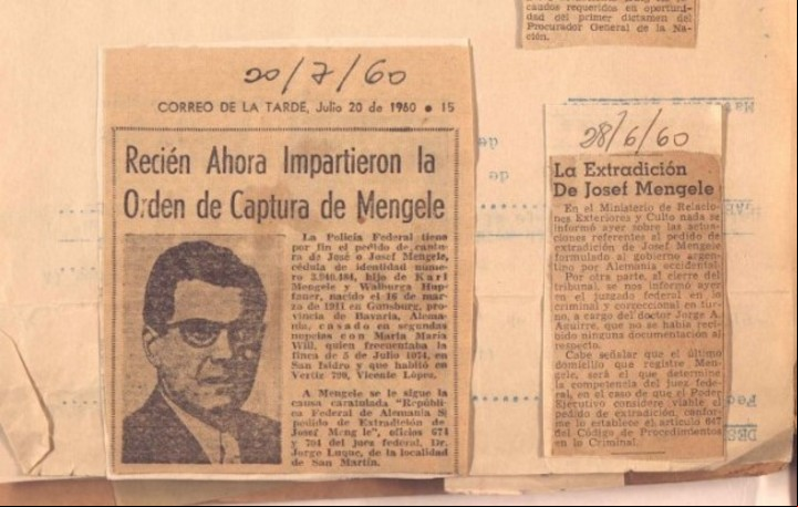 Desclasificaron documentación sobre la presencia nazi en Argentina.