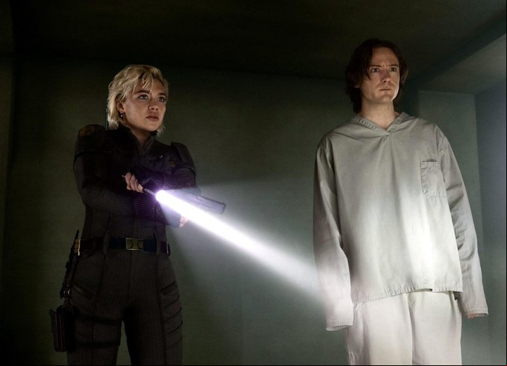 Florence Pugh y un personaje que dará que hablar: Bob, encarnado por Lewis Pullman.