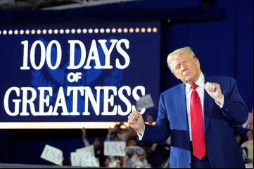 Donald Trump y sus primeros 100 días de gobierno: "Son los más exitosos de cualquier istración y esto es solo el comienzo, aún no vieron nada"