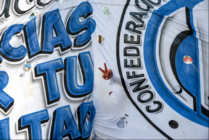 Marcha de la CGT por el Día del Trabajador. Foto Cristina Sille/Clarín