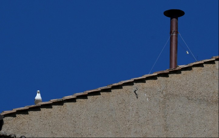 La chimenea de la Capilla Sixtina. Foto: EFE