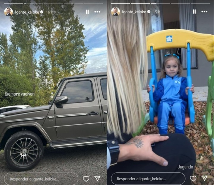 L-Gante y Wanda Nara pasaron tiempo de calidad juntos tras la ruptura. | Fotos: Instagram