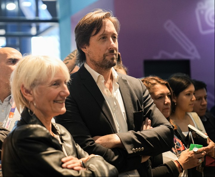 Christian Rainone, presidente de la Fundación El Libro, organizadora de la feria.