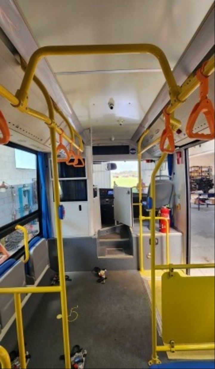 Empieza a funcionar la primera línea de colectivos eléctricos en la Ciudad.