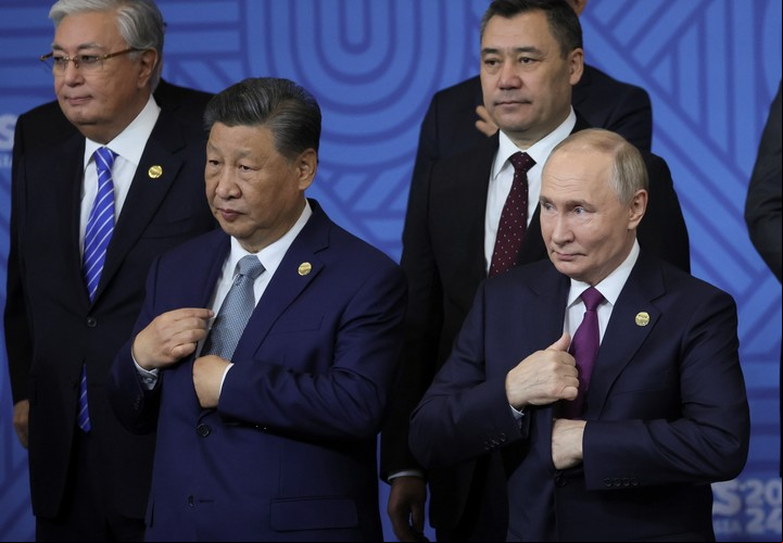 El último encuentro entre Xi Jinping y Putin fue en 2024. (Photo via AP)