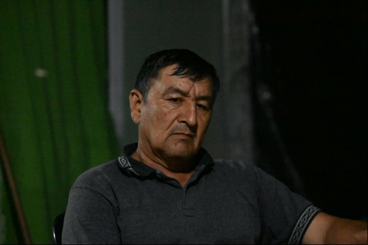 José Peña, el papá de Loan, dice que en 9 de Julio les dan la espalda. Foto Blas Martínez / Enviado especial