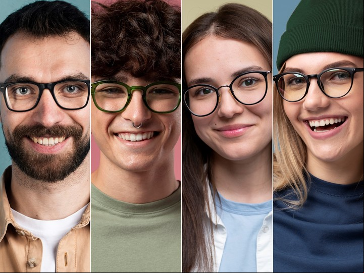 Identificar la forma de tu rostro es el primer paso para elegir los lentes de sol adecuados. Foto: Freepik.