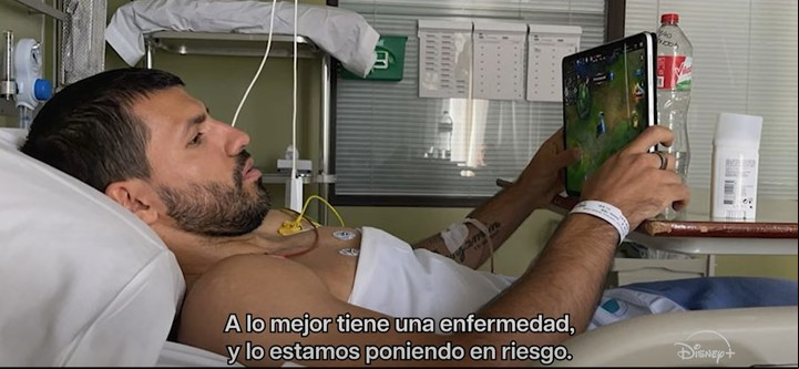 El Kun y los sustos por su salud cardíaca.