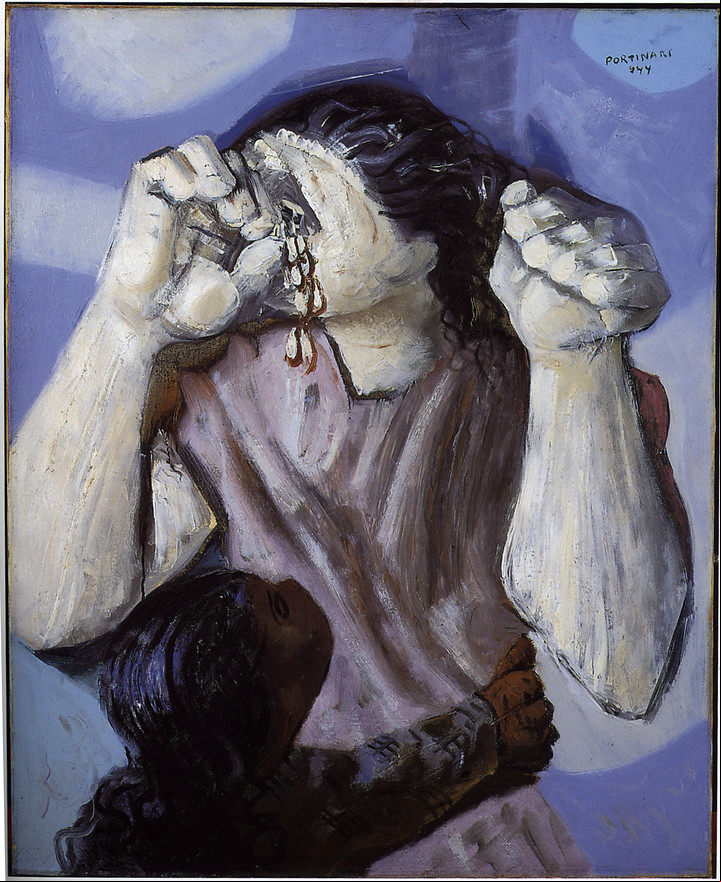 "Mujer llorando" (1944), obra de Cándido Portinari.