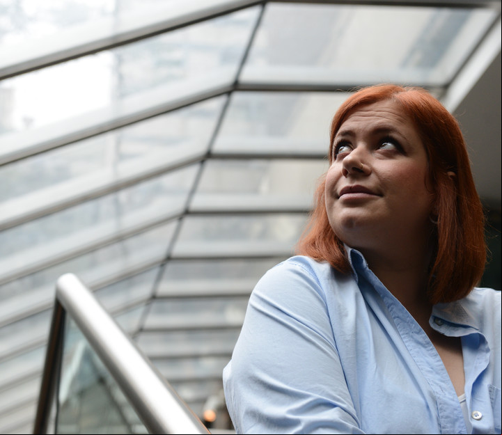Elisabeth Benavent en Buenos Aires. Foto: Luciano Thieberger.
