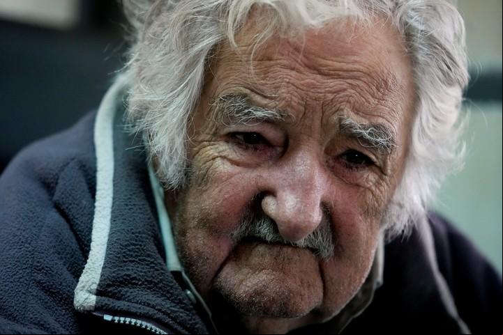 Jose "Pepe" Mujica en Montevideo, en julio del 2023. Foto AP
